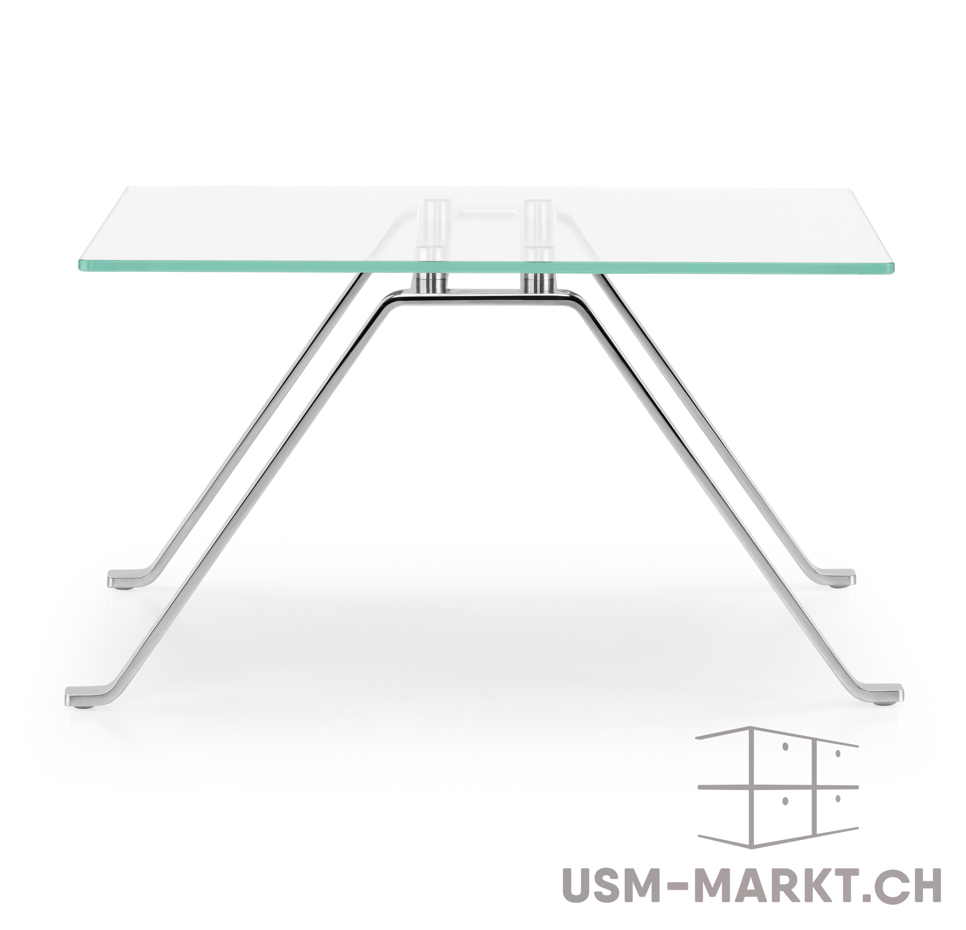 Girsberger Modell 1600 Beistelltisch Glas