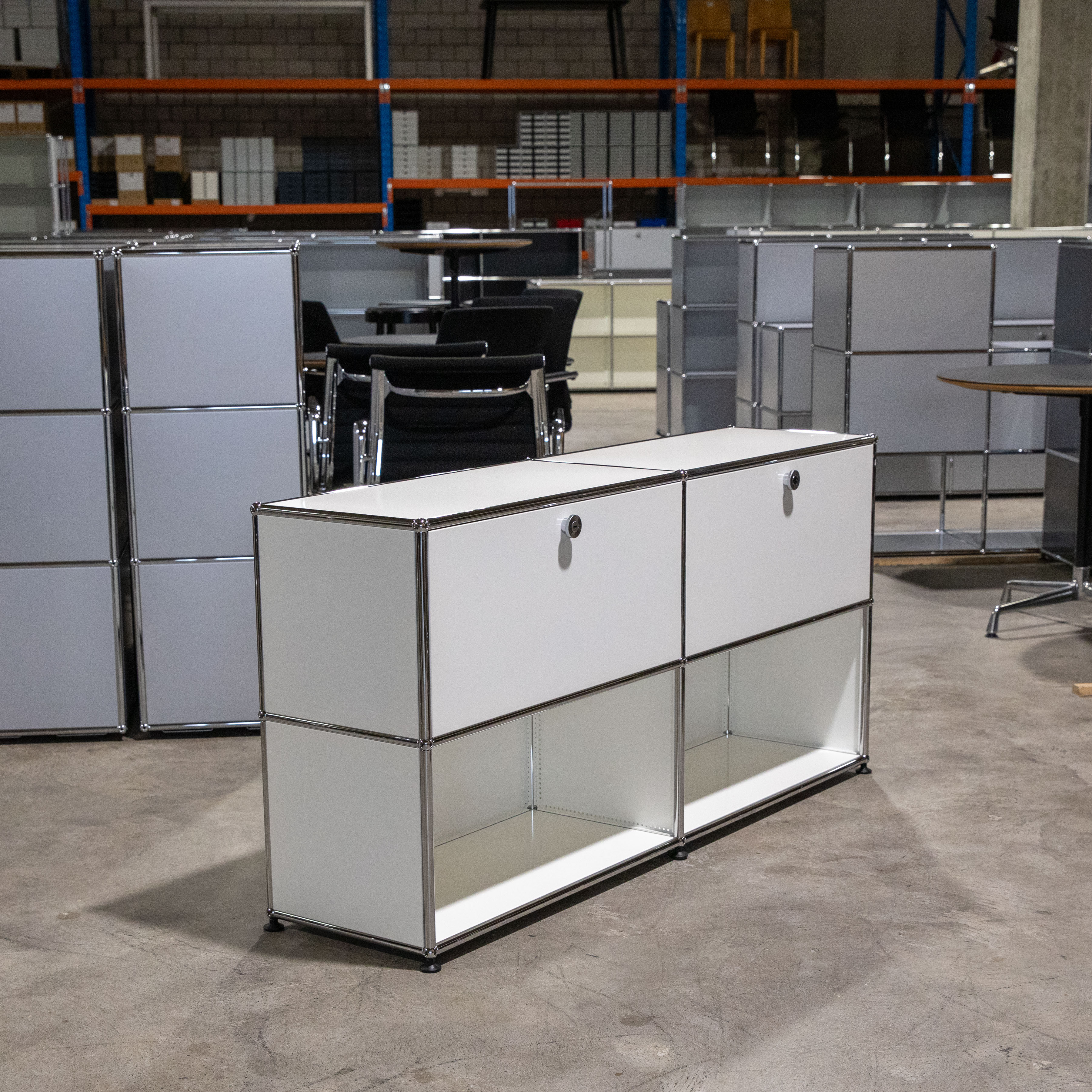 USM Sideboard 2x2 35 2kl Weiss