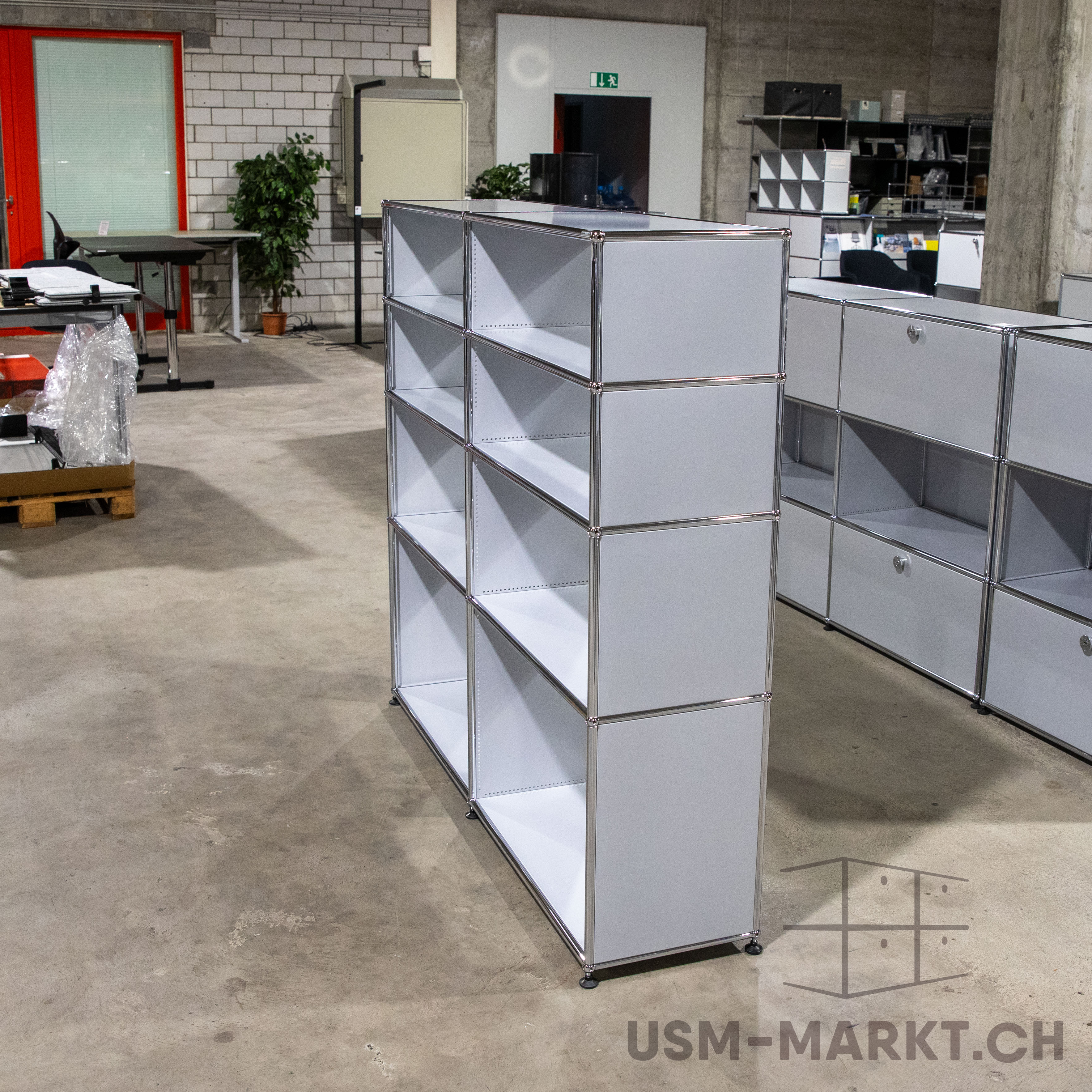 USM Haller Regal Mattsilber