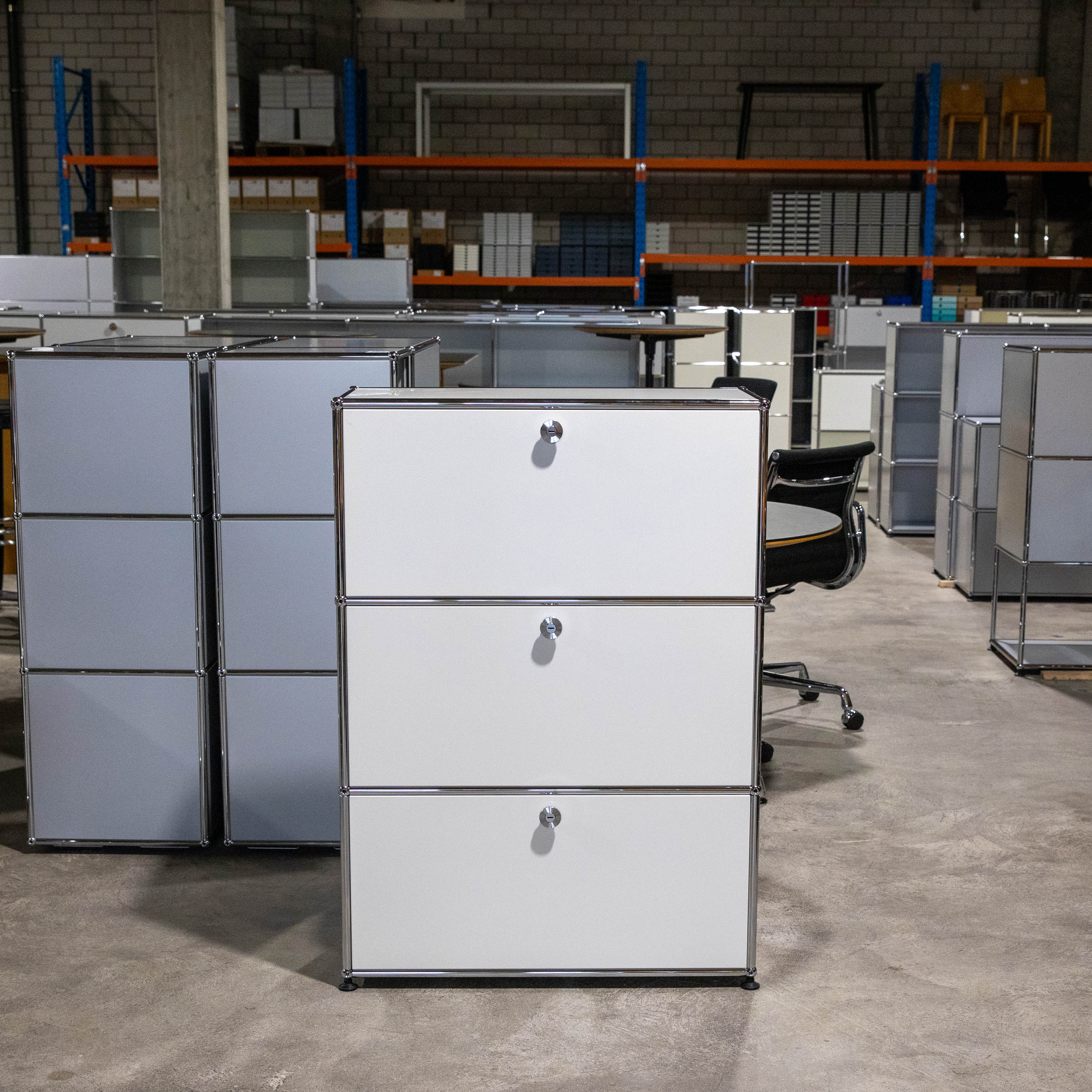 USM Haller Sideboard 1x3 35 1hr2kl in Weiss