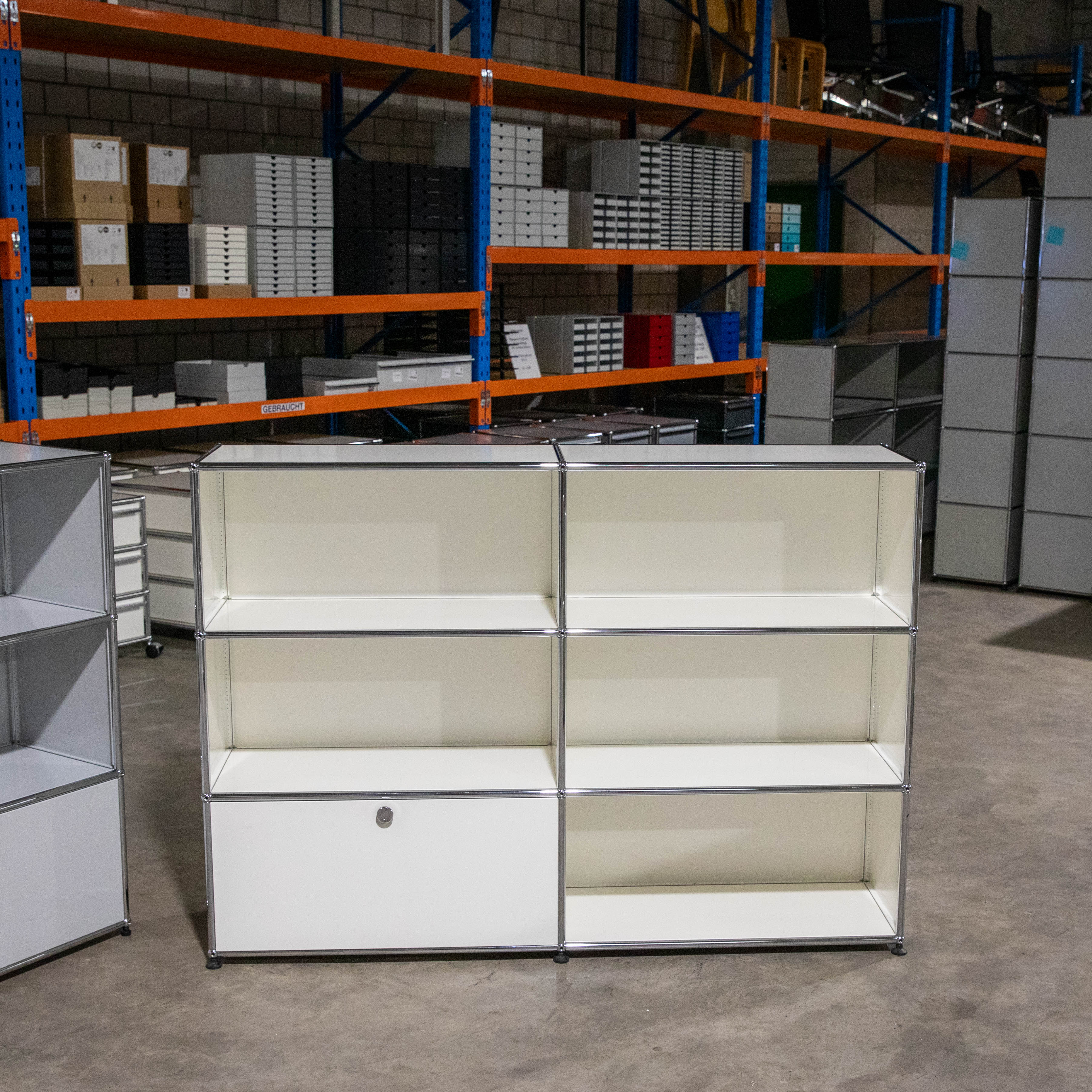USM Haller Regal 2x3 in Weiss