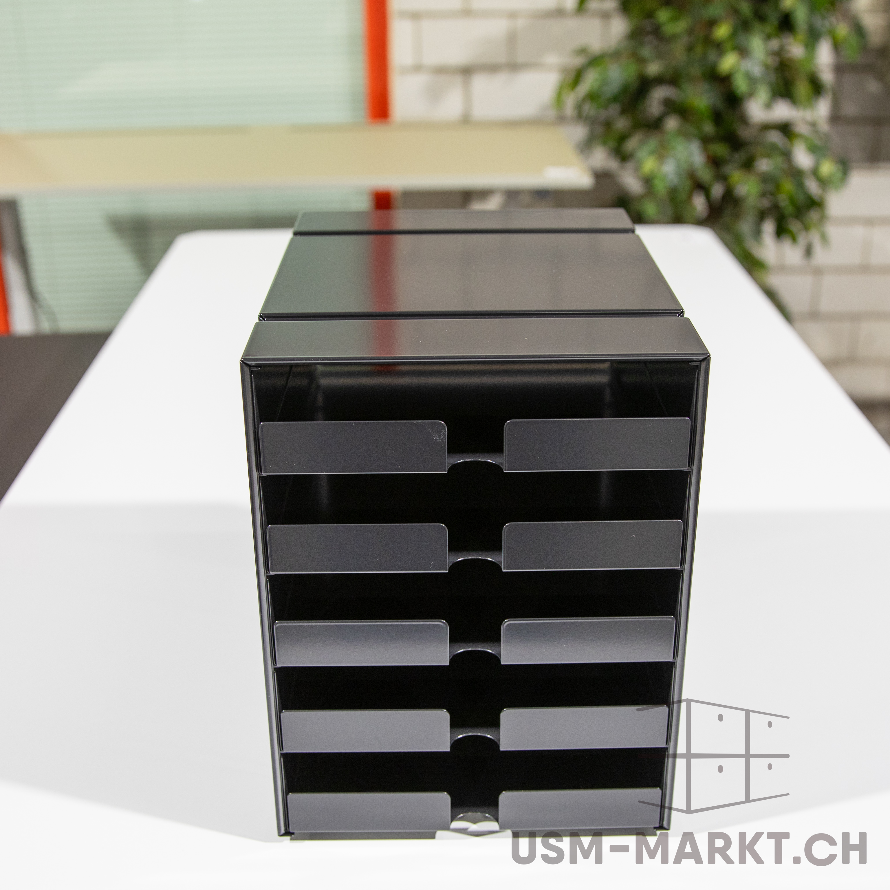 USM Haller Inos Box Kastenset C4 - 5 Schubladen offen
