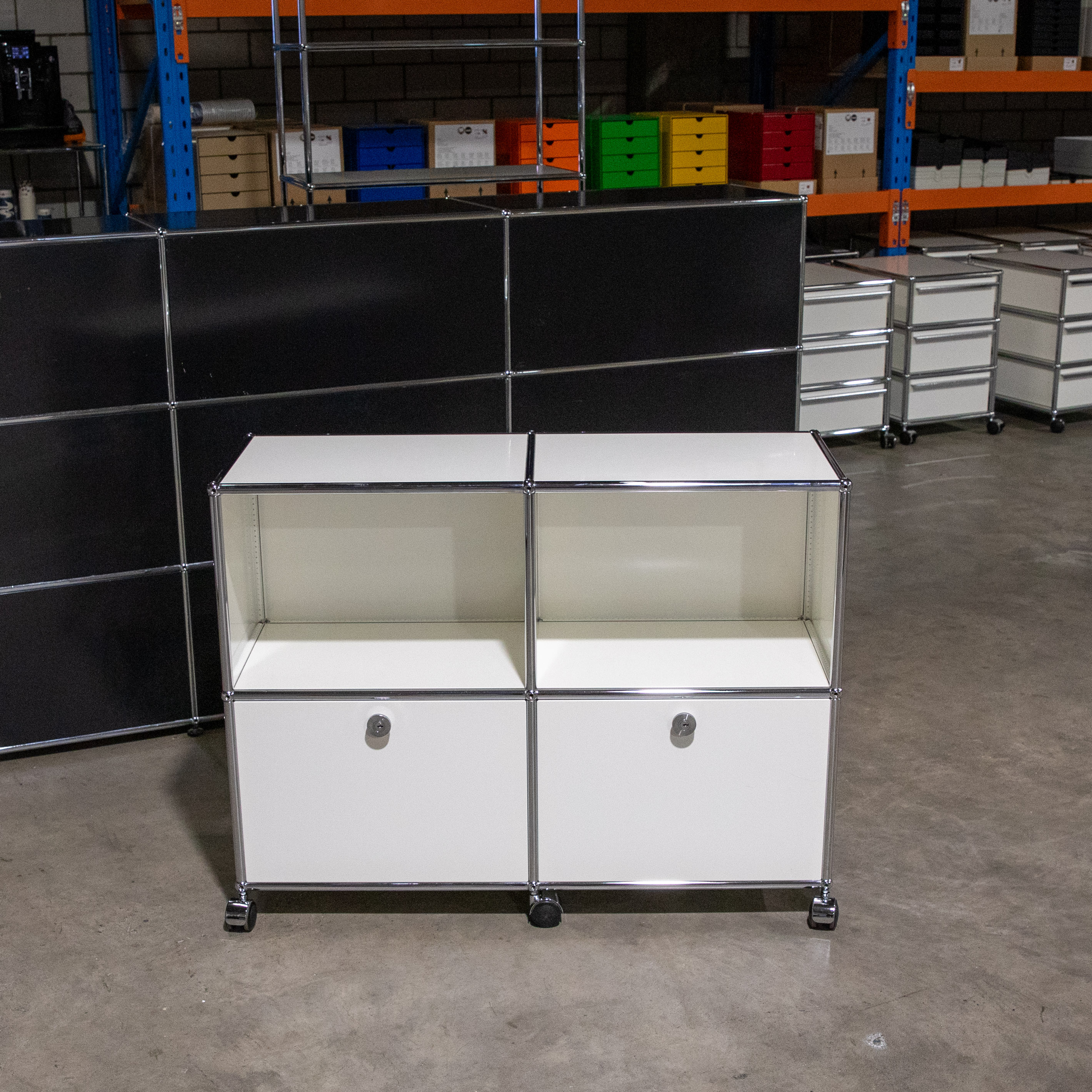 USM Haller Möbel 2x2 in Weiss