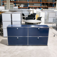 USM Haller Sideboard 2x2 35 2hr2kl in Stahlblau