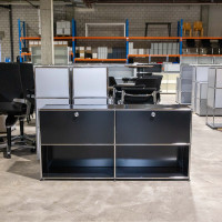 USM Sideboard 2x2 35 2kl Schwarz
