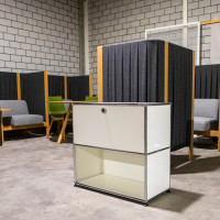 USM 1x2 35 1kl Weiss upcycled