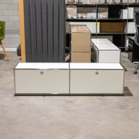 USM Haller Regal 2x1 395 tief 2kl Weiss