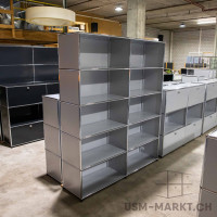 USM Regal 2x5 35 Mattsilber