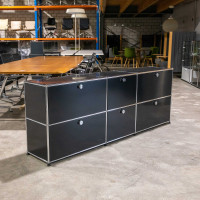 USM Haller Sideboard 3x2 35 tief 3hr3azzt Schwarz