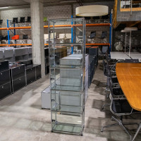 USM Vitrine 1x5 50x25 Glas