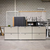 USM 3x2 35 6kl Weiss upcycled