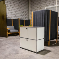 USM 1x2 35 1hr1kl Weiss upcycled