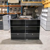 USM Haller Regal 2x3 35 2hr Schwarz