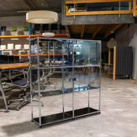 USM Haller Glasvitrine 2x3 25 4 Glastüren spez