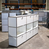 USM Haller Sideboard 3x3 35 3hr3kl in Weiss