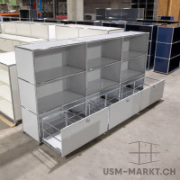 USM Regal 3x3 35 3hr Lichtgrau