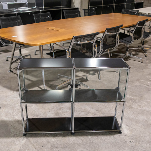 USM Haller Glasvitrine 2x2 25 2 Glastüren spez