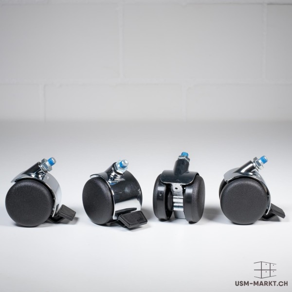 USM Haller Lenkrollen neuwertig, hart mit Arretierung