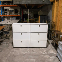USM Haller Regal 2x3 35 tief 2hr4kl in Weiss