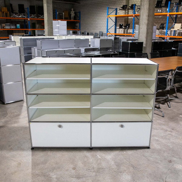 USM Haller Regal 2x3 50 tief 2azer4zwt Weiss