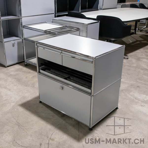 USM Haller BSK 1x2 50 1hr1azt2a6 Mattsilber