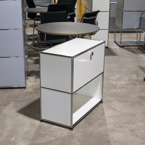 USM Haller Sideboard 1x2 35 1kl in Weiss