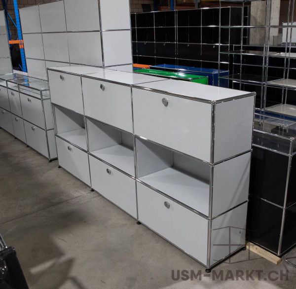 USM Regal 3x3 35 3hr3kl Lichtgrau