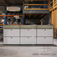 USM Haller Sideboard 3x3 in Weiss