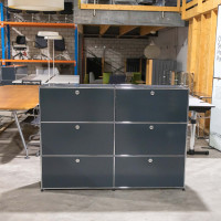USM Haller Regal 2x3 35 tief 6kl in Anthrazit