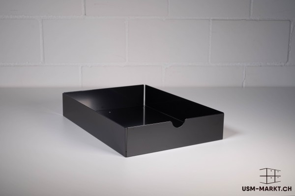USM Inos Schale hoch, geschlossen, schwarz